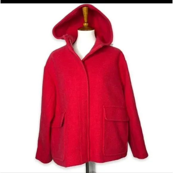 J CREW Stadium Coat Nelli Gori Italian Stadium Cloth Wool Blend